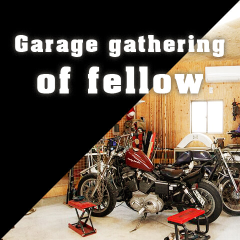 Garage gathering of fellow